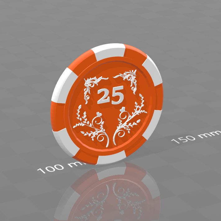 🃏 Poker chips・Free STL File for ・Cults